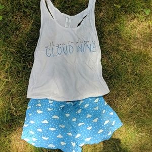 NWOT Forever 21 2 Piece Pajama Set